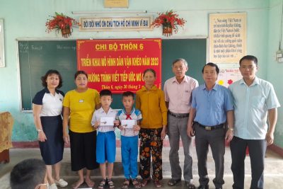 MÔ HÌNH DÂN VẬN KHÉO NĂM 2023″CHƯƠNG TRÌNH VIẾT TIẾP ƯỚC MƠ CHO EM